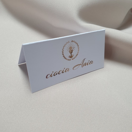 Winietki wizytówki na stół komunia 1