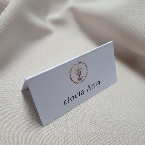 Winietki wizytówki na stół komunia 2