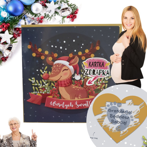 Będziesz Babcią, Jestem w ciąży - BOŻE NARODZENIE ZDRAPKA