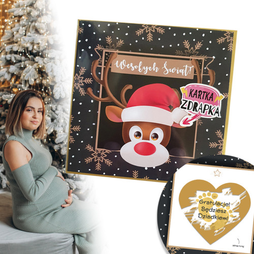 Będziesz Dziadkiem, Jestem w ciąży - BOŻE NARODZENIE ZDRAPKA