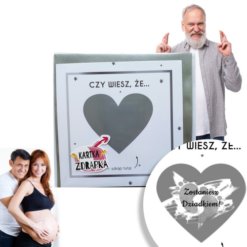 Ogłoszenie ciąży ZDRAPKA - zostaniesz dziadkiem