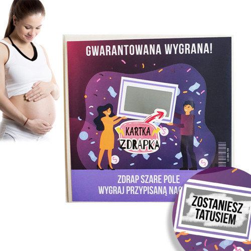 Zostaniesz tatusiem TATĄ loteria ZDRAPKA