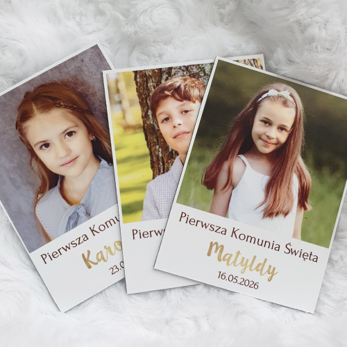 Podziękowanie dla gości Pierwsza Komunia Święta Magnes FOTO